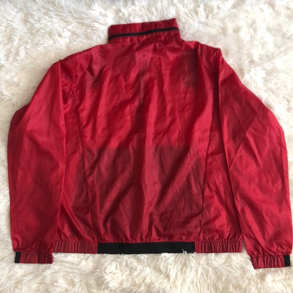 WIND Lightweight Windbreaker Jacket Red Colorado Rocky Mountains Logo Men's XL - Picture 7 of 7